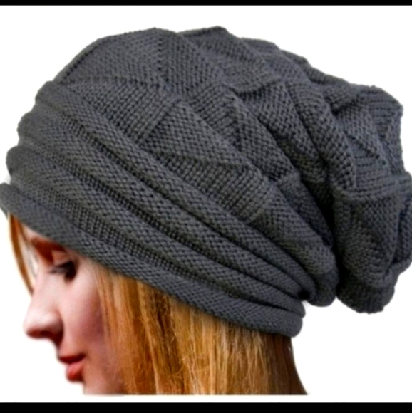 - Accessories - Stylish Knit Slouch Hat